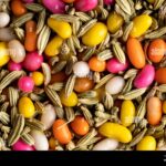 a-closeup-of-mukhwas-mouth-freshener-mix-of-fennel-seeds-raw-and-coloured-2RYDR9D